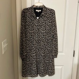 Loft animal print dress, size 14